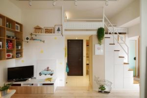 Cải tạo ngôi nhà 49.5 m2 chật hẹp, thiếu sáng, nhiều tường